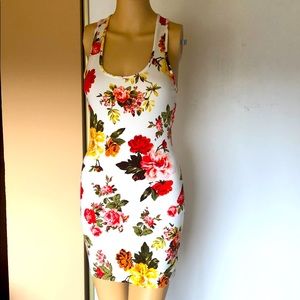 White floral dress size small